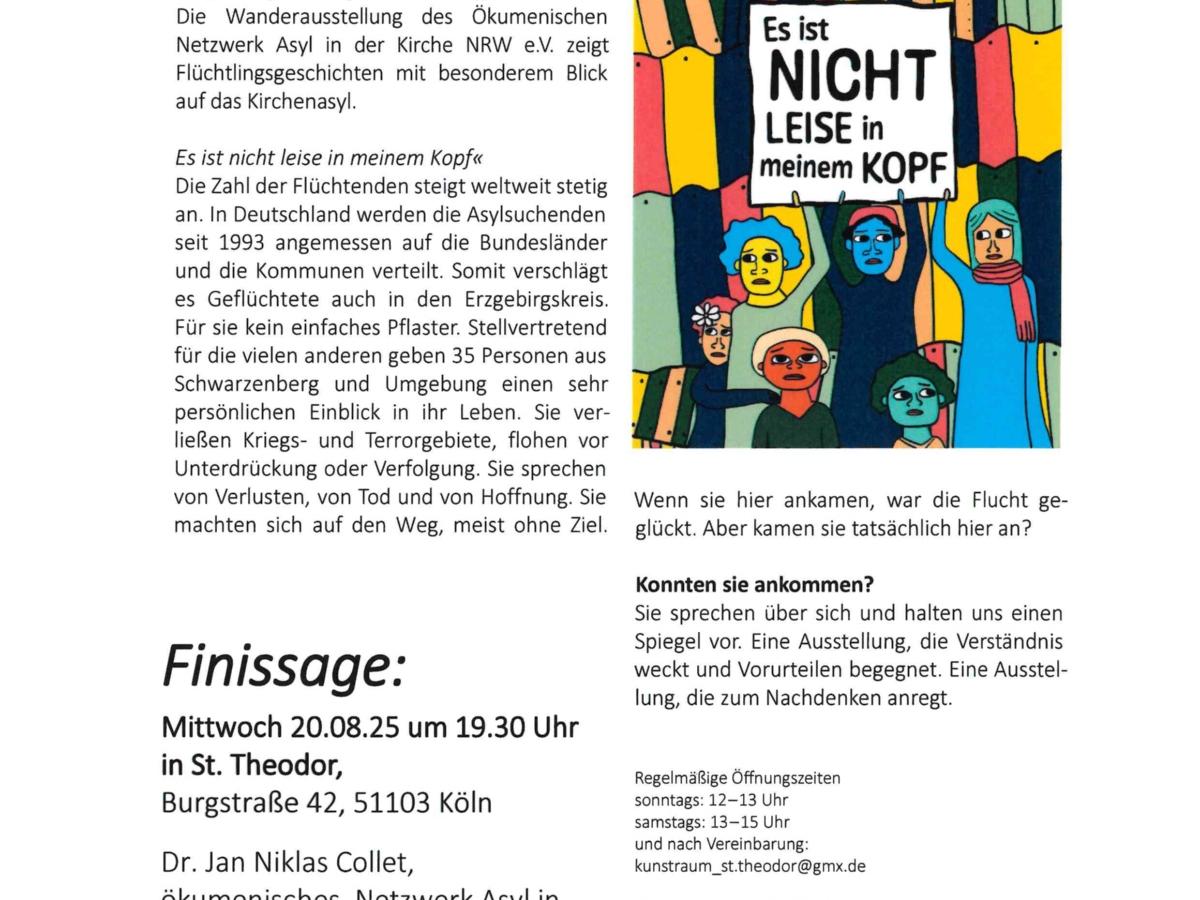 Kunstraum St. Theodor Finissage