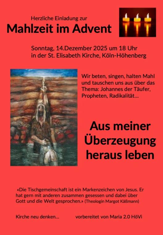 Mahlzeit Advent 25 (c) Marianne Arndt Mahlzeit Advent 25