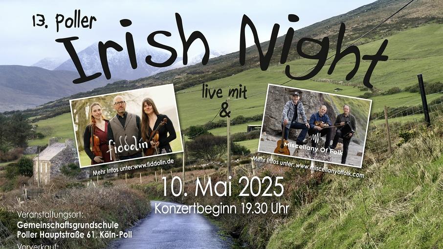 Plakat Irish Night Poll 2025