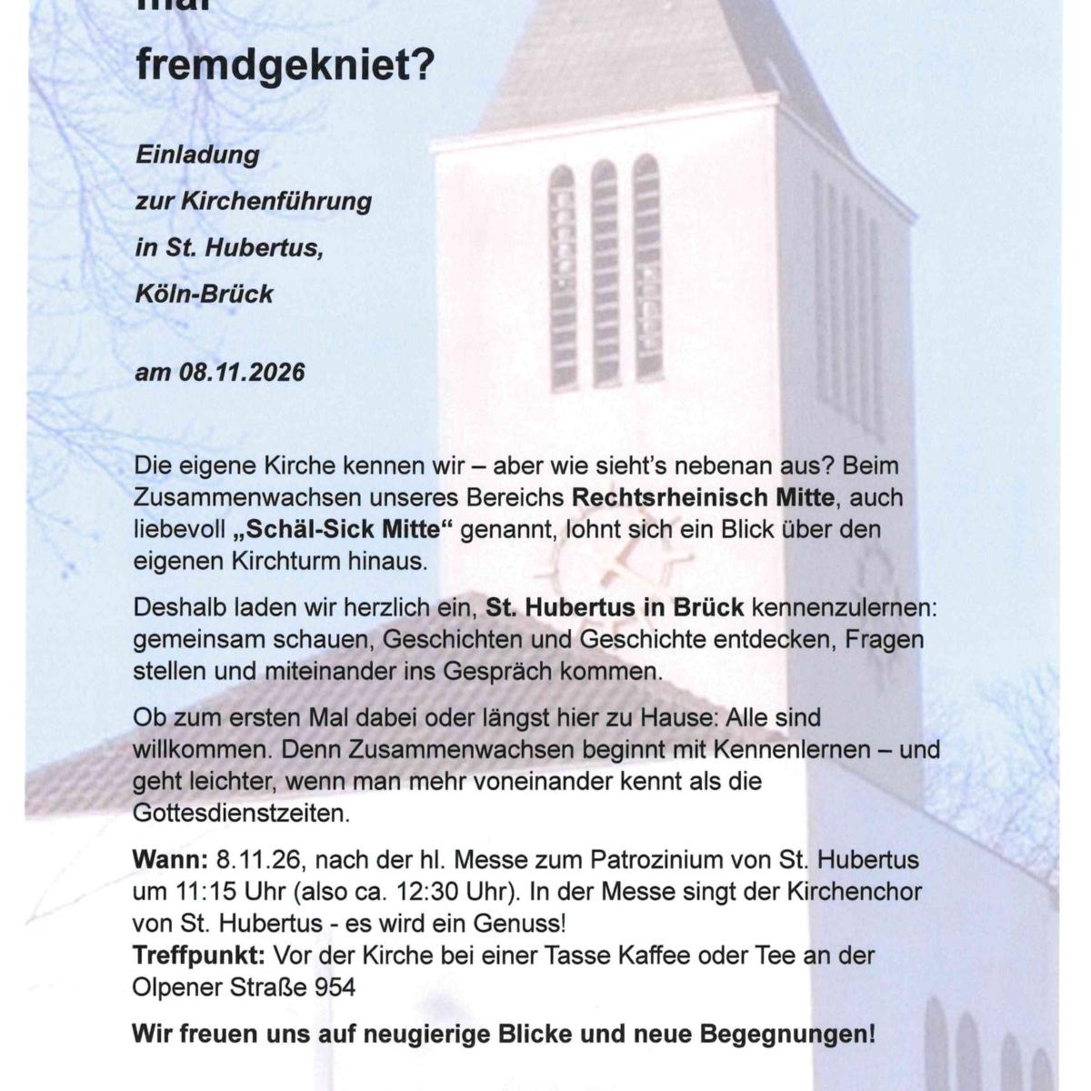 Kirchenführung St. Hubertus